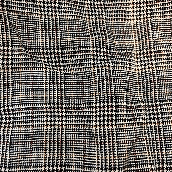 Black and Grey Plaid/Houndstooth Overall Romper, Size Small - Picture 7 of 7